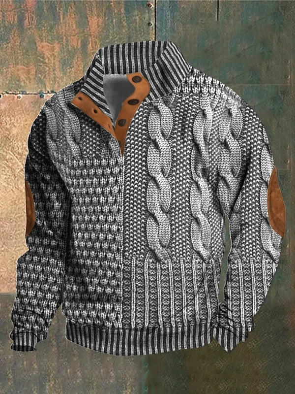 Gwydion | Pull en patchwork