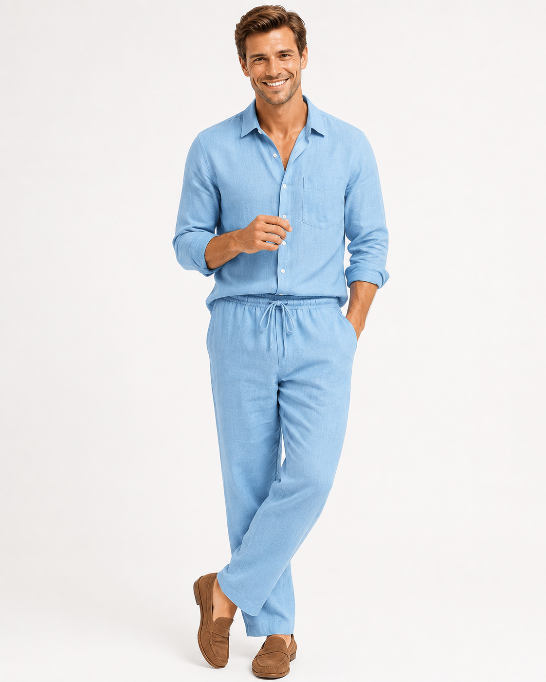 Nicholas | Ensemble de plage décontracté pour homme d'été