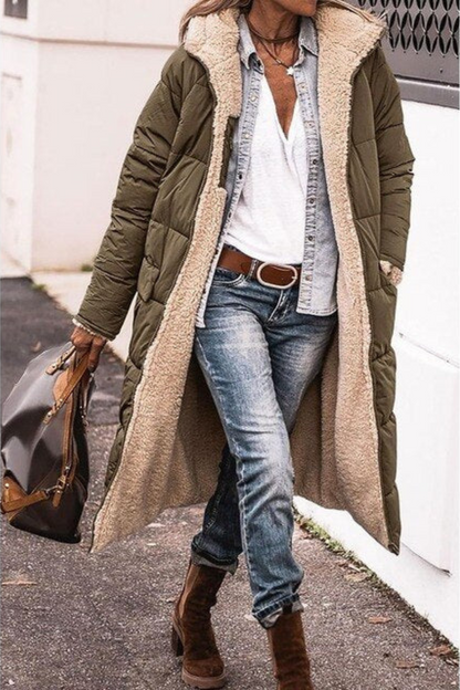Romina | Manteau Réversible Élégant
