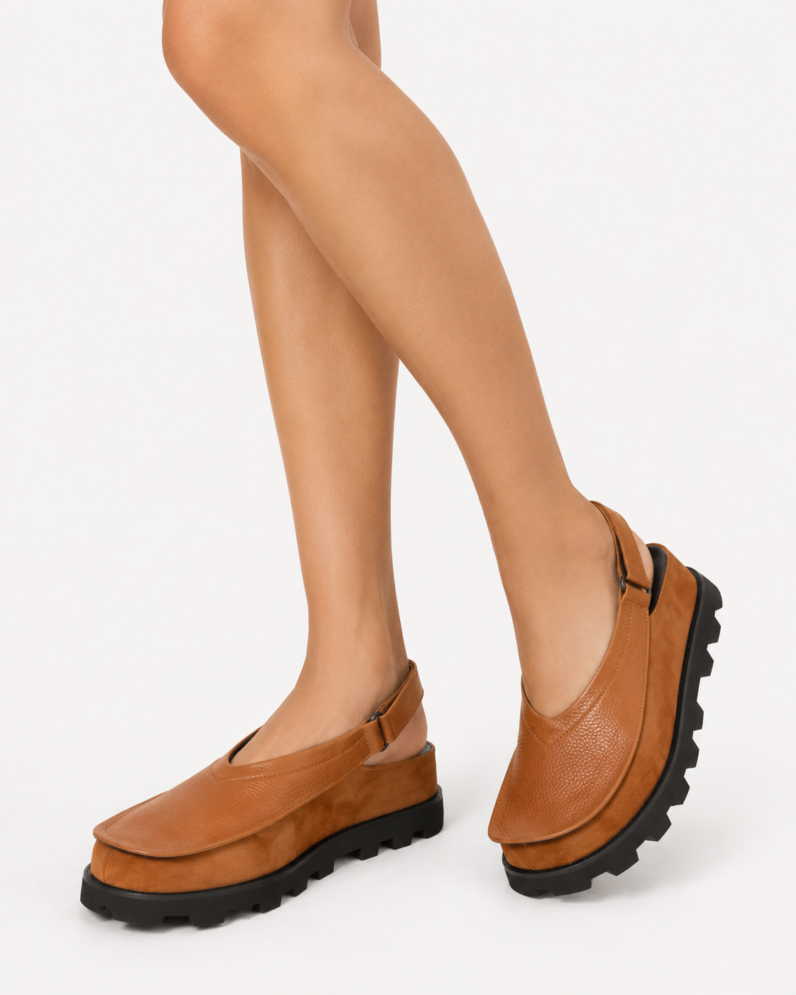 Lena | Chaussures pour femmes à semelle épaisse en cuir véritable