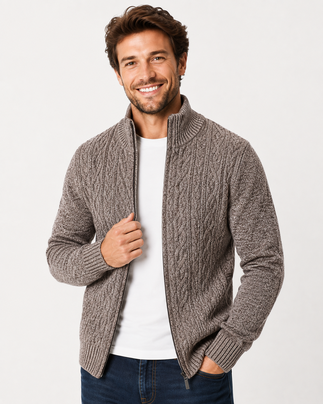 Declan | Veste en Tricot pour Homme