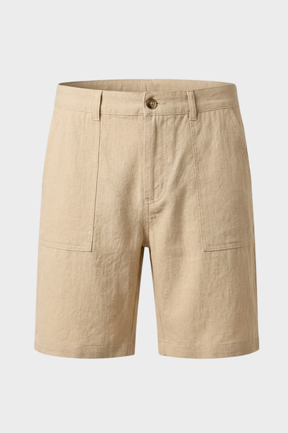 Mason | Shorts en Lin avec Cordon de Serrage