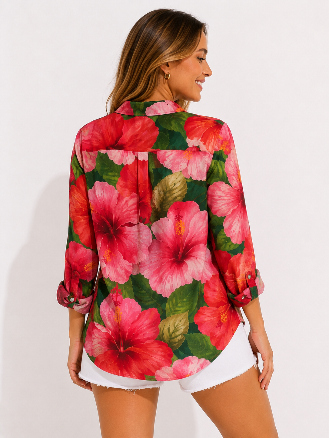 ATELIER | Chemise d'été à manches trois quarts