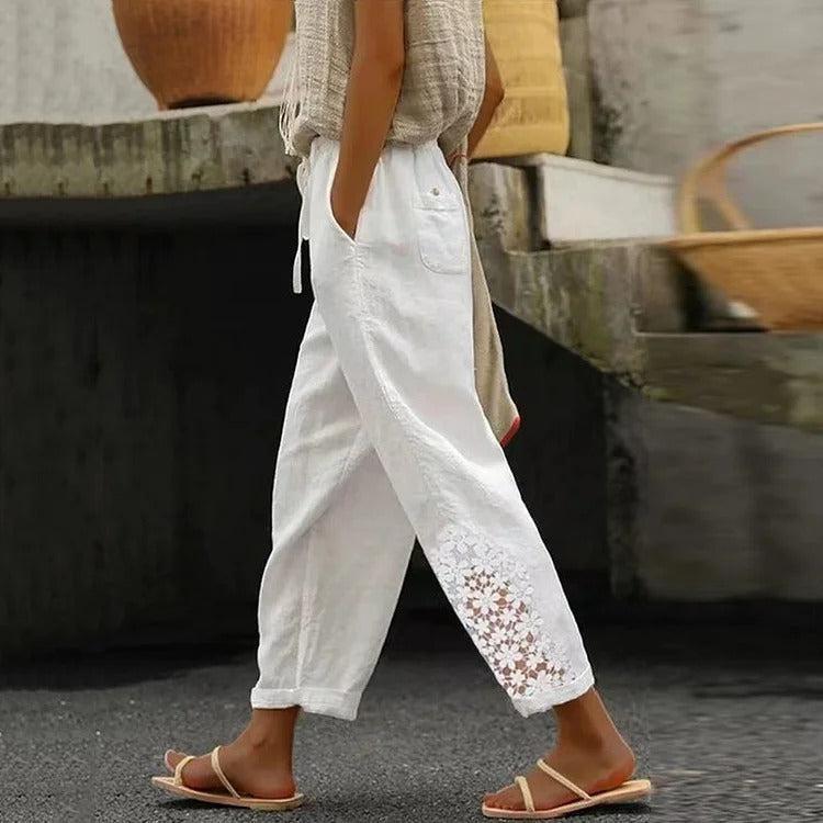 Pantalon Femme avec Poches Latérales – Confort et Style