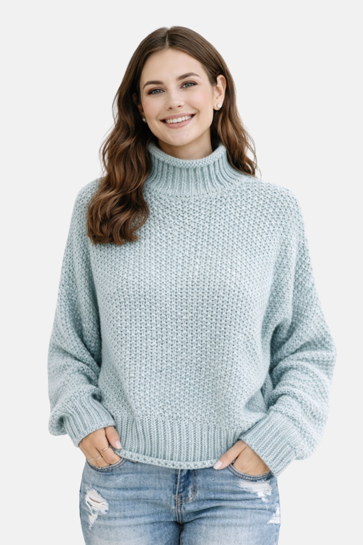 Olivia | Pull avec col montant