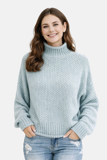 Olivia | Pull avec col montant