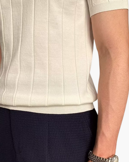 Mathis | Polo côtelé en coton