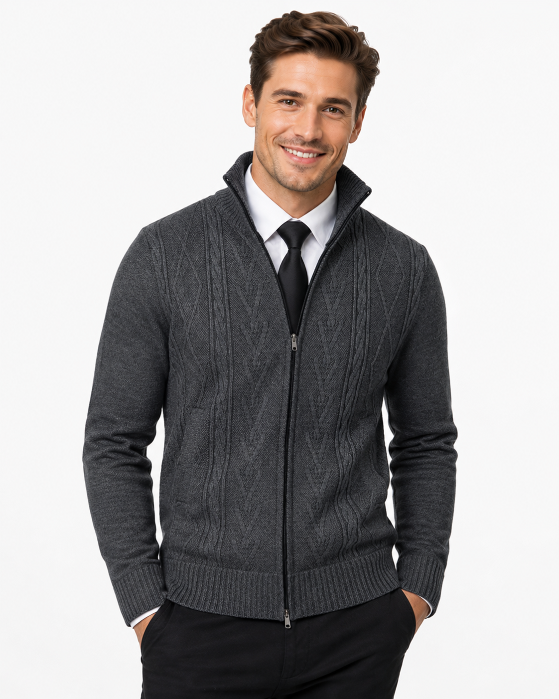 Stetson | Veste épaissie pour homme col montant
