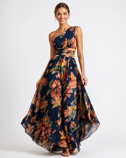 Ember | Robe Maxi ÉléGante Bohémienne d'Été à Une Épaule