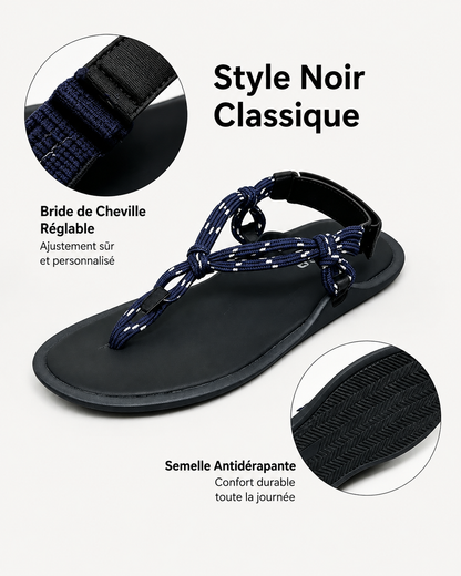 ATELIER | Tongs d'extérieur décontractées nouées