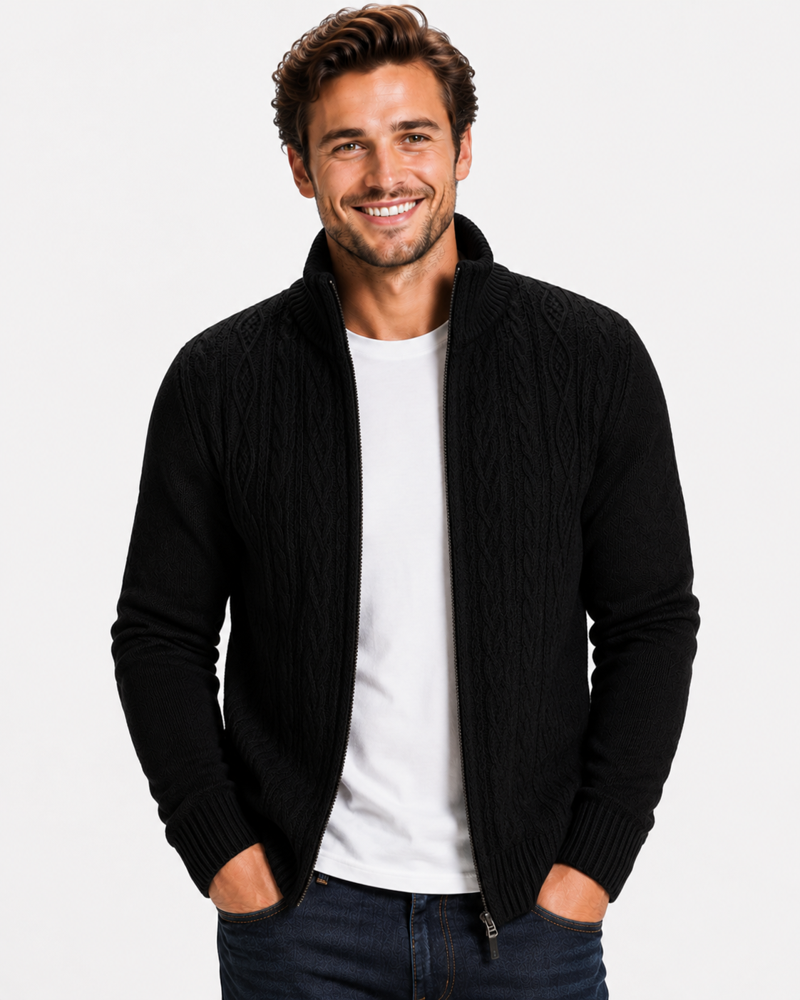 Declan | Veste en Tricot pour Homme