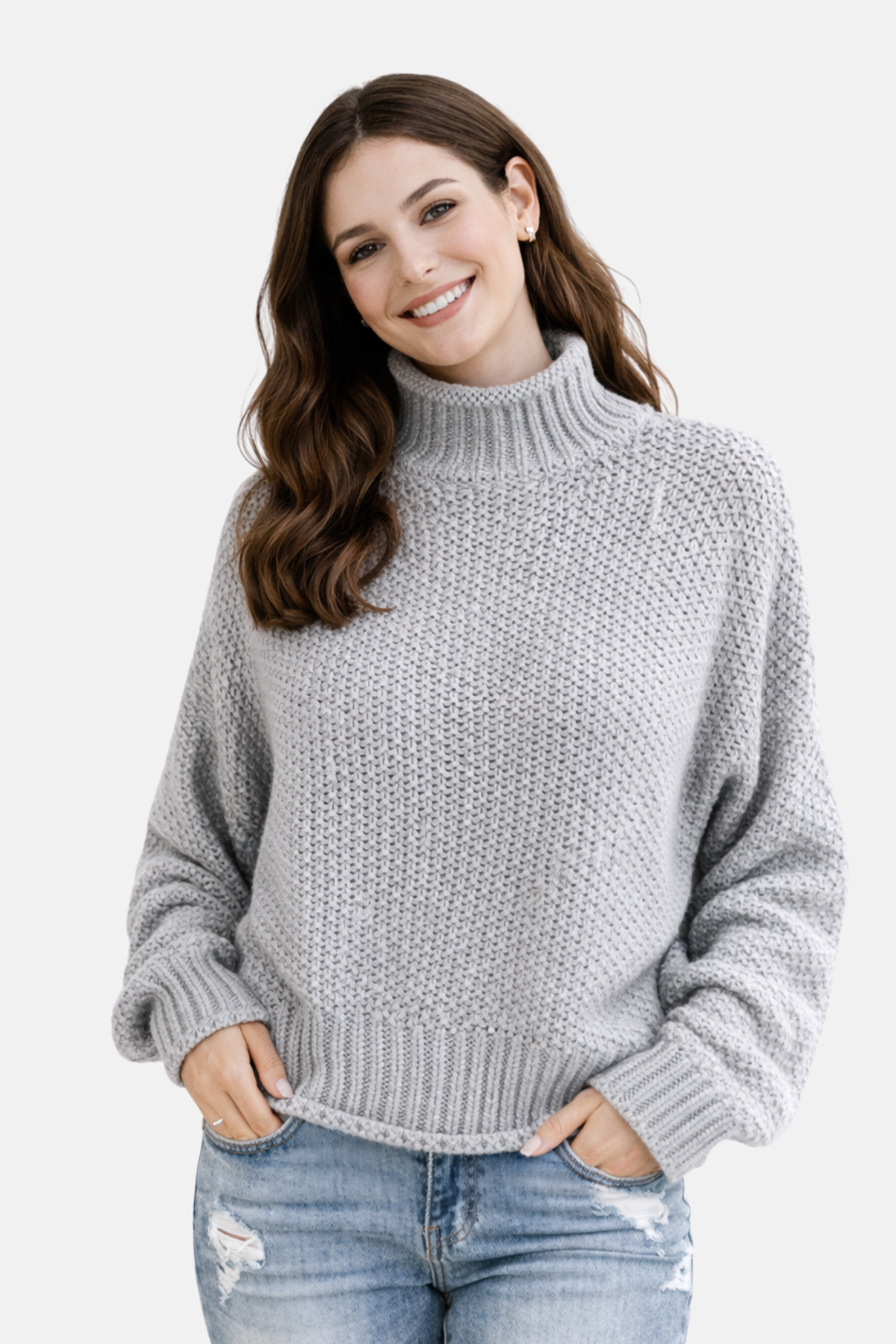 Olivia | Pull avec col montant