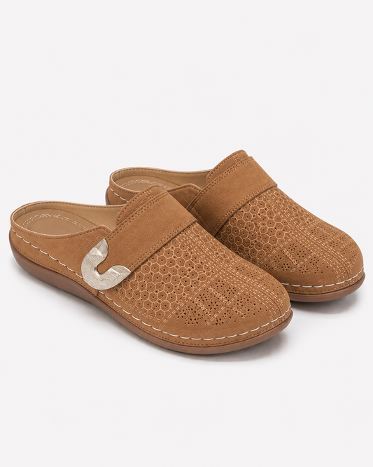 ATELIER | Sandales à talon compensé avec chaussons Velcro ajustables