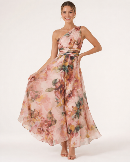 Ember | Robe Maxi ÉléGante Bohémienne d'Été à Une Épaule