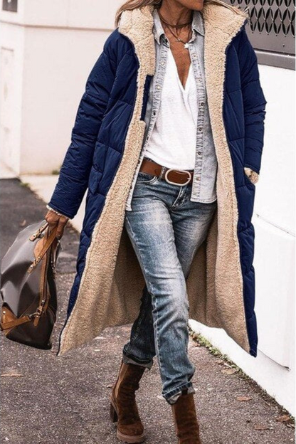 Romina | Manteau Réversible Élégant