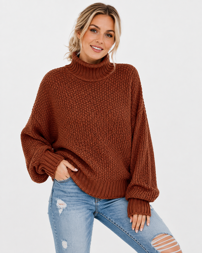 Kendall | Pull en maille à col roulé