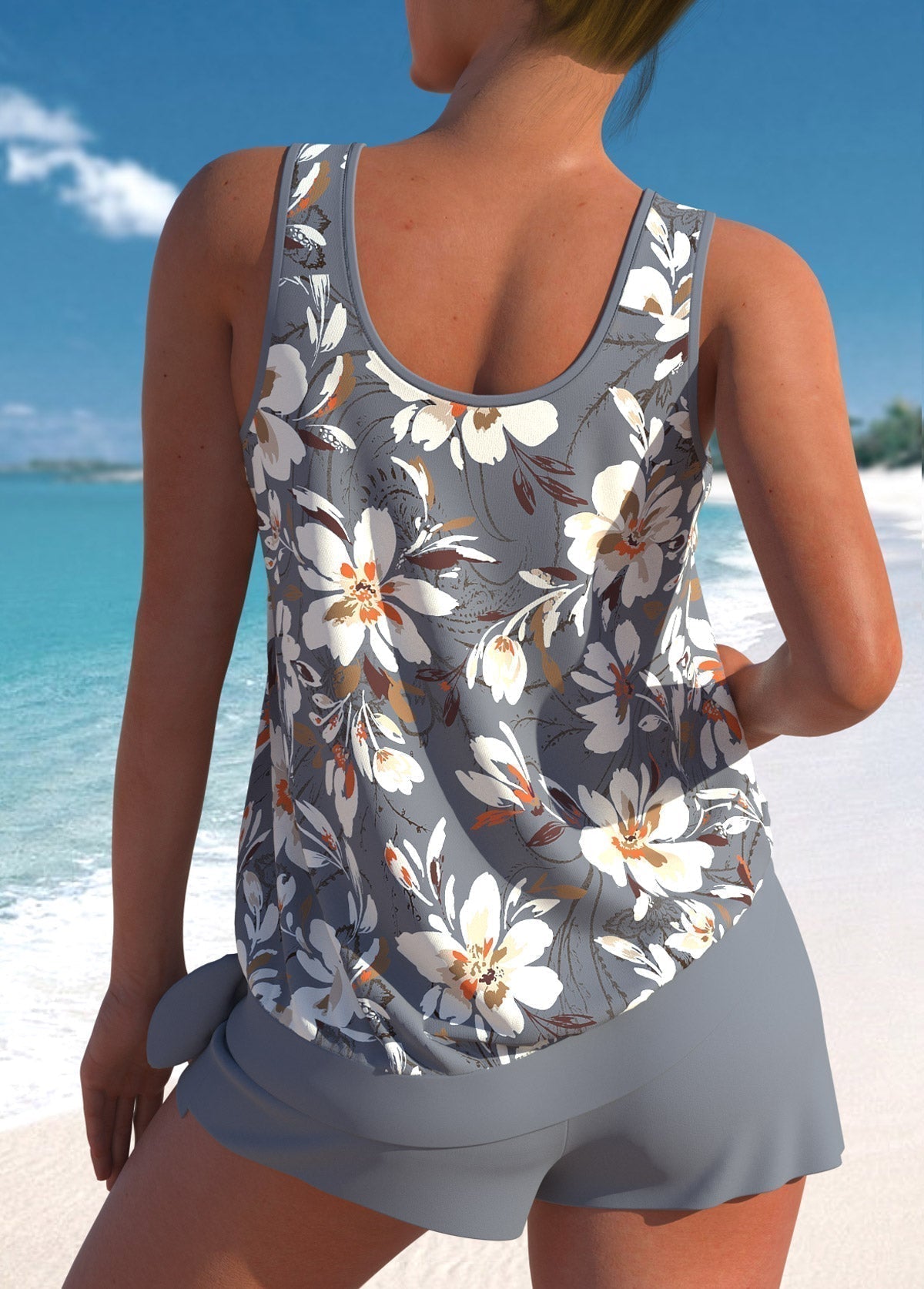 Selena | Ensemble de Tankini Floral Élégant pour Femmes
