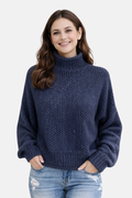 Olivia | Pull avec col montant