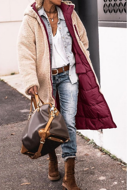 Romina | Manteau Réversible Élégant