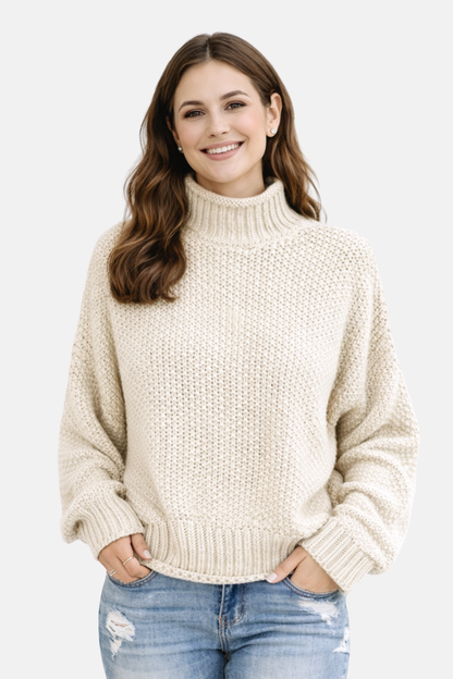 Olivia | Pull avec col montant