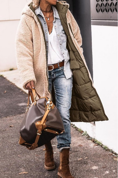 Romina | Manteau Réversible Élégant