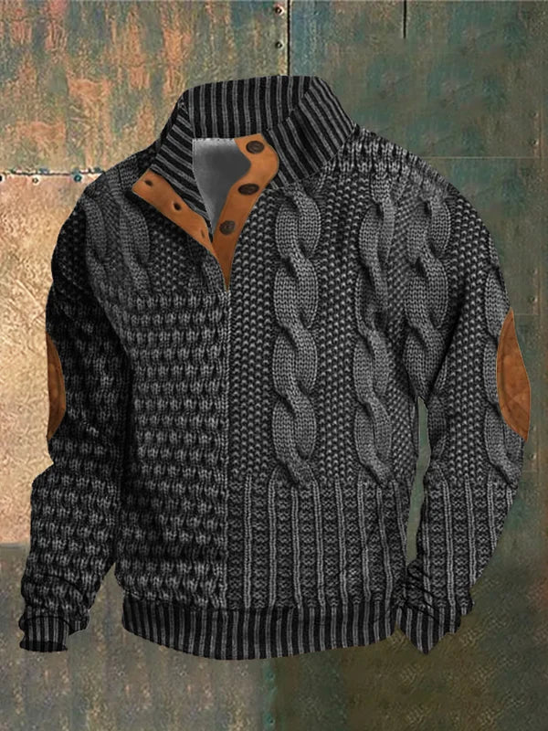 Gwydion | Pull en patchwork