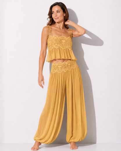 ATELIER | Ensemble Jupe en Dentelle Florale Transparente