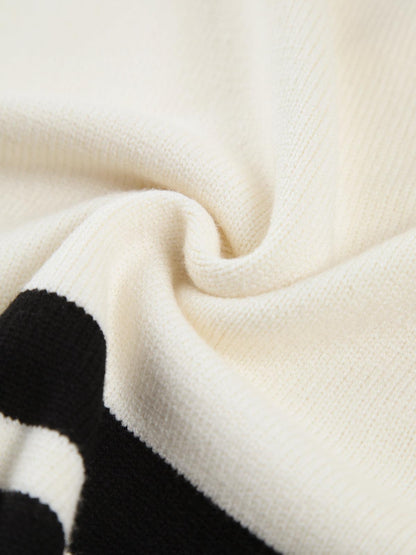 Allegra | Pull femme col montant rayé