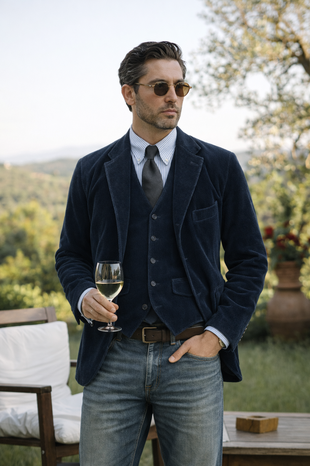 Manuel | Costume élégant avec veste et gilet
