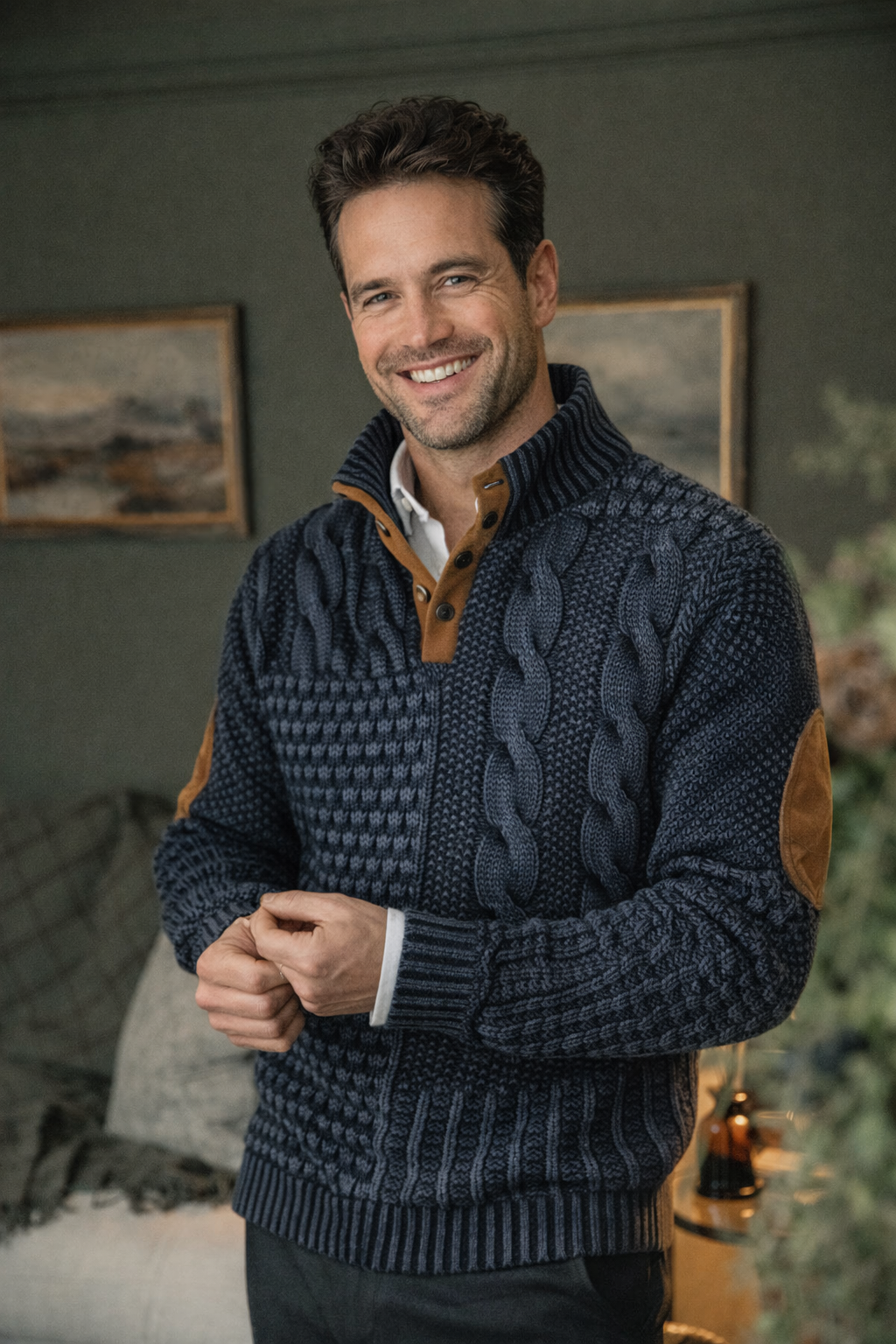 Gwydion | Pull en patchwork