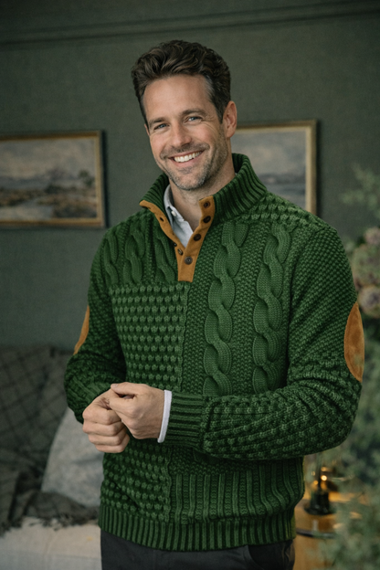 Gwydion | Pull en patchwork