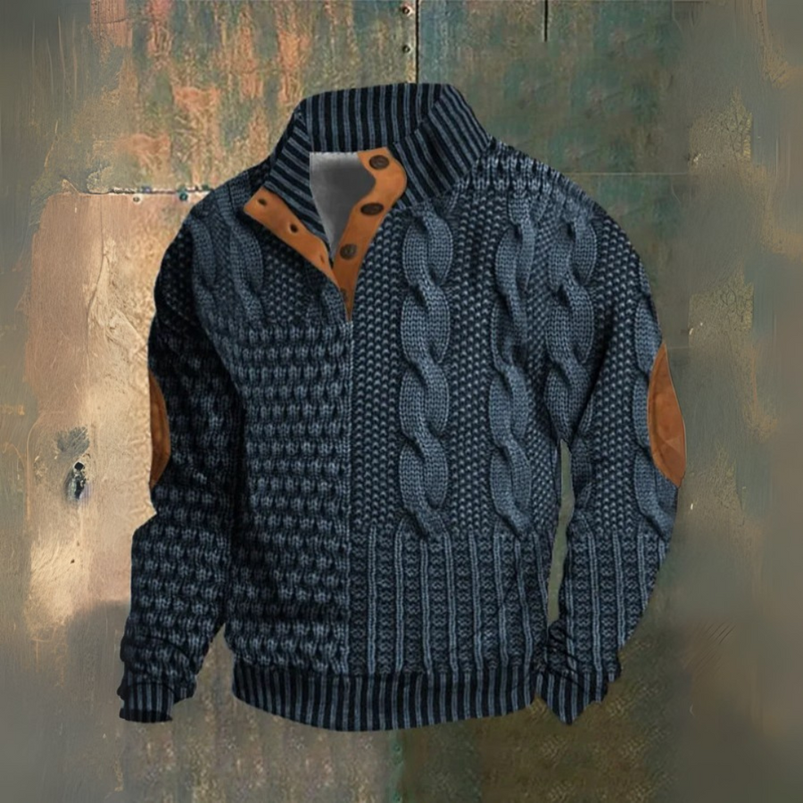 Gwydion | Pull en patchwork