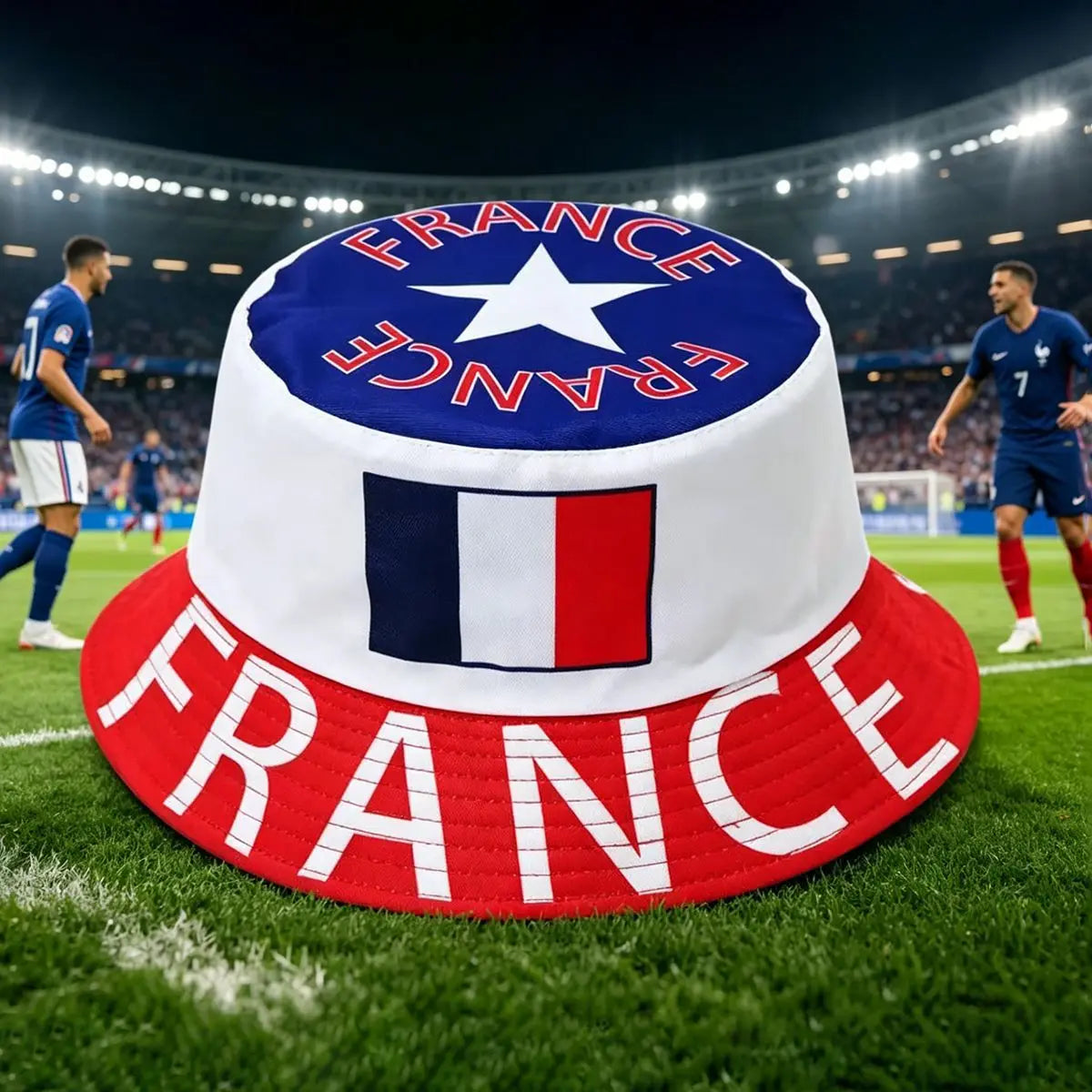 ATELIER | Chapeau de seau avec drapeau de France Football