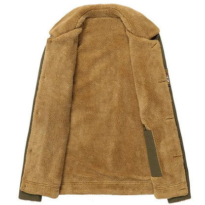Chase | Manteaux tactiques en coton épais pour hommes avec col en fourrure