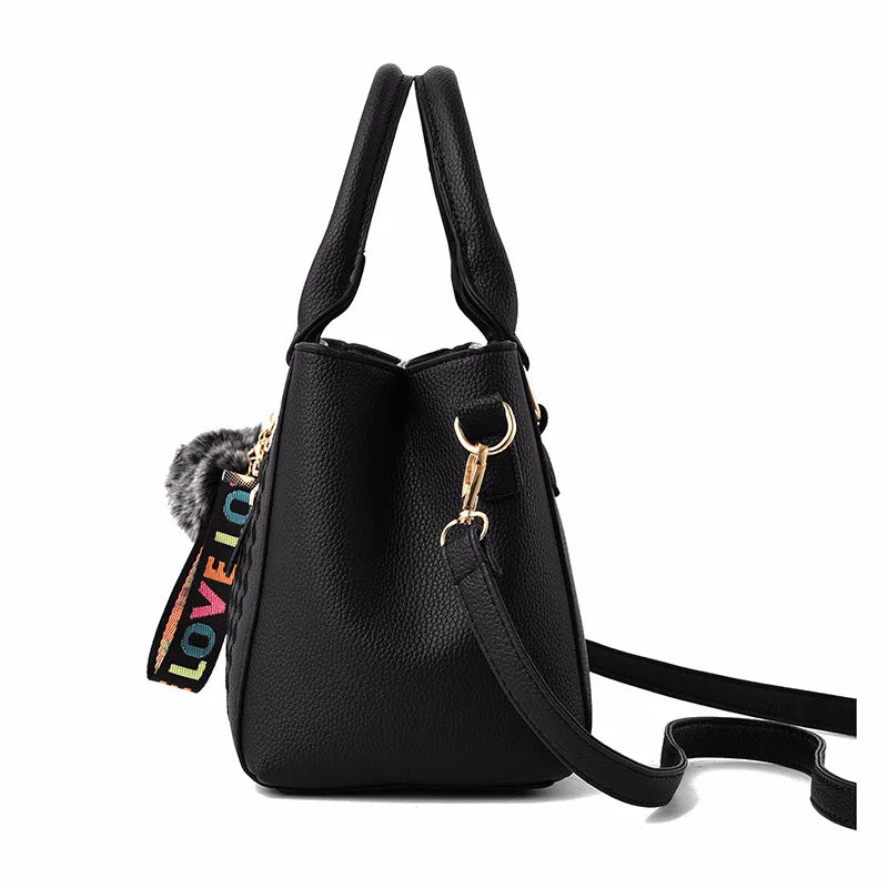 Sac à Épaule en Cuir Brodé Élégance Femme