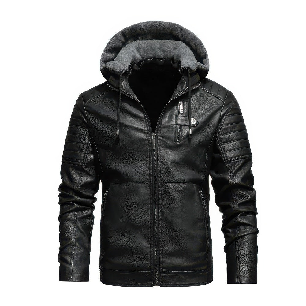 Hendrix | Manteau d'hiver en cuir de haute qualité