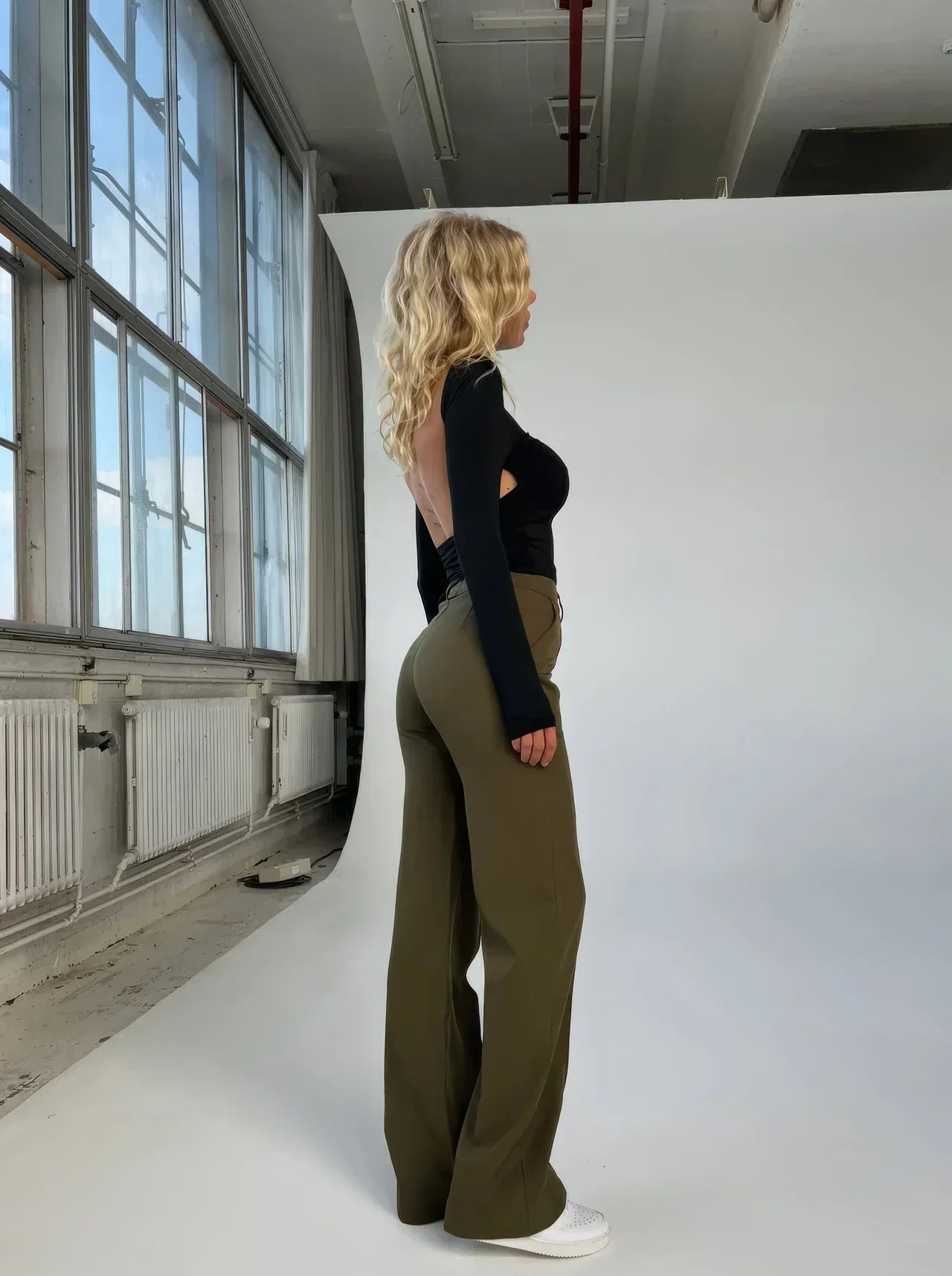 Oriana | Pantalon Palazzo Tailleur Taille Haute