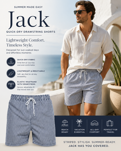 Jen | Short de bain à cordon de serrage Quick-Dry