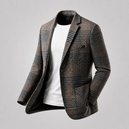 Massimo | Veste blazer à carreaux vintage