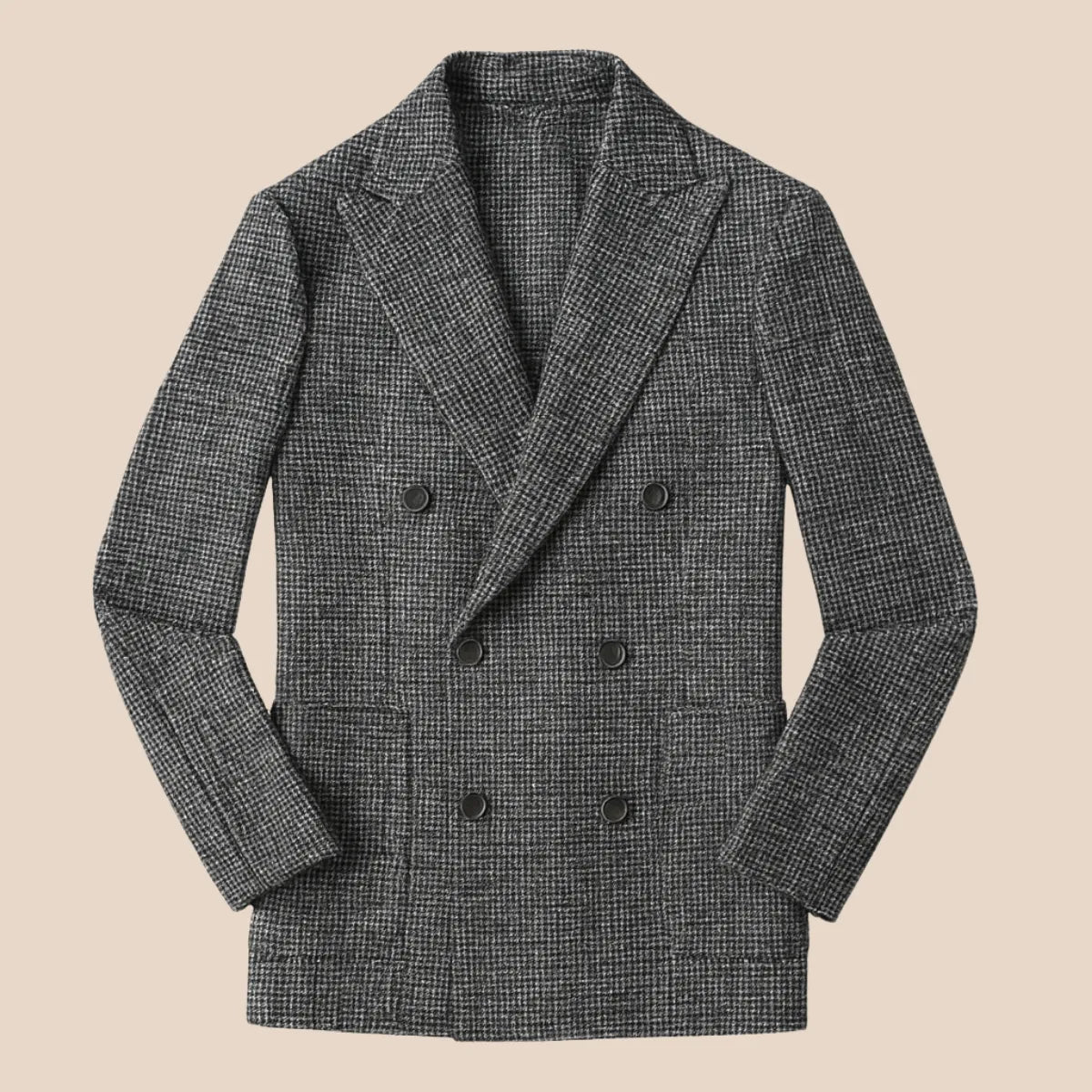 Théo | Blazer croisé à carreaux