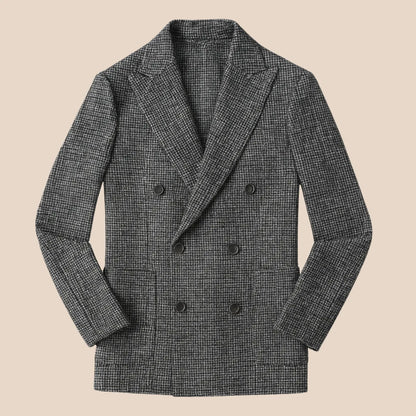 Théo | Blazer croisé à carreaux