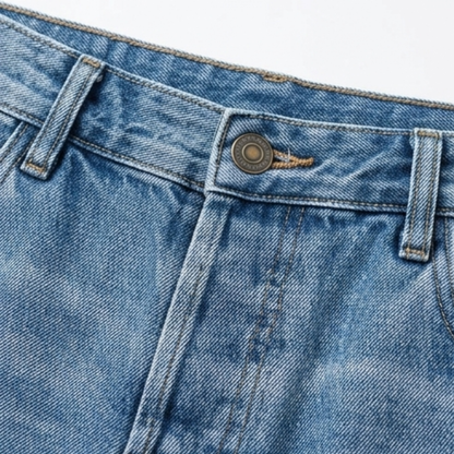 Astoria | Jeans Droits Raccourcis avec Franges