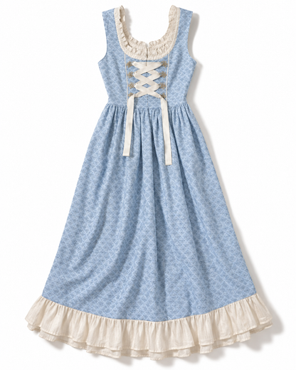 LUNA | Robe Dirndl Oktoberfest avec tablier