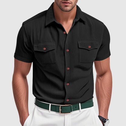 Atticus | Chemise à Manches Courtes Boutonnée
