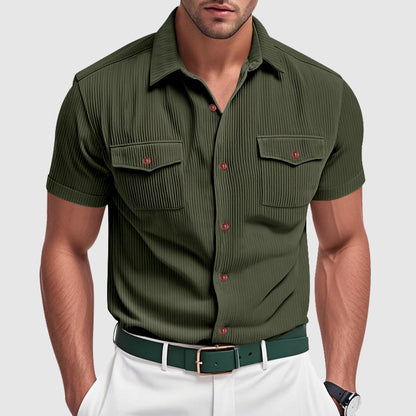 Atticus | Chemise à Manches Courtes Boutonnée