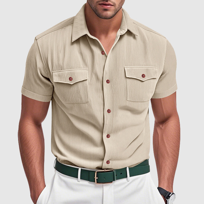 Atticus | Chemise à Manches Courtes Boutonnée
