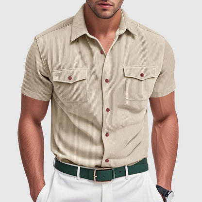 Atticus | Chemise à Manches Courtes Boutonnée