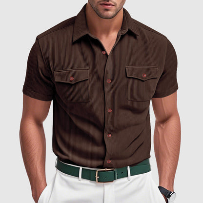 Atticus | Chemise à Manches Courtes Boutonnée