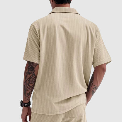 Atticus | Chemise à Manches Courtes Boutonnée