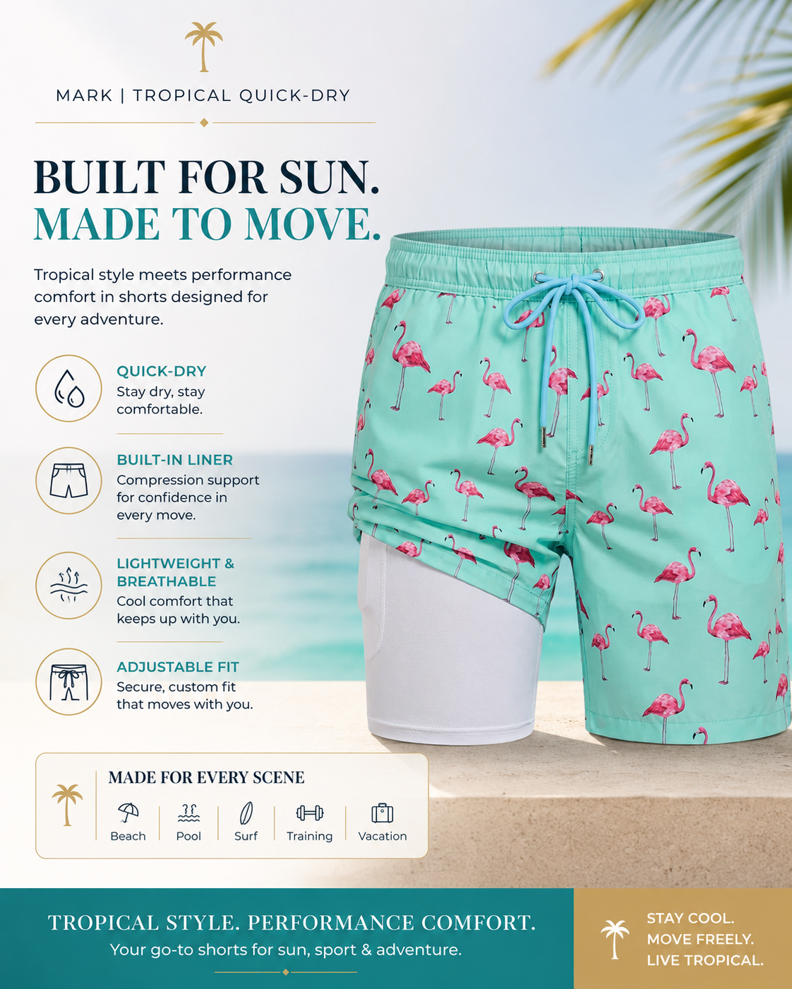 Mac | Maillot de bain à séchage rapide
